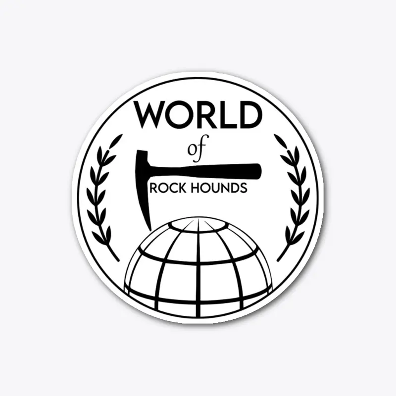 World of Rock Hounds Die Cut Decal